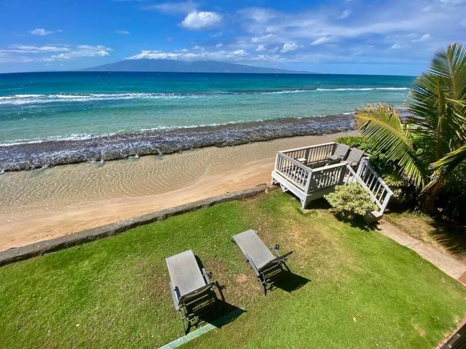 ラハイナOceanfront With Aircon-Hear The Waves-Amazing Views-Wifiアパートメント エクステリア 写真