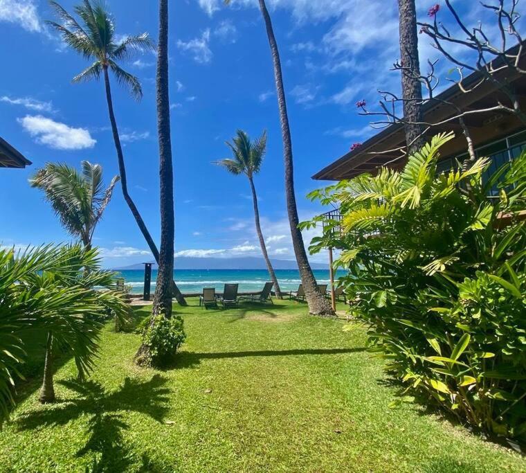 ラハイナOceanfront With Aircon-Hear The Waves-Amazing Views-Wifiアパートメント エクステリア 写真